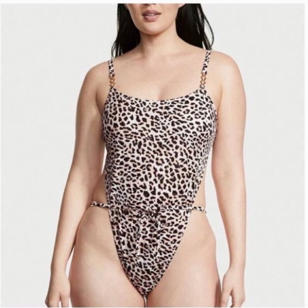 Victoria Secret Pink cheetah one piece swimsuit